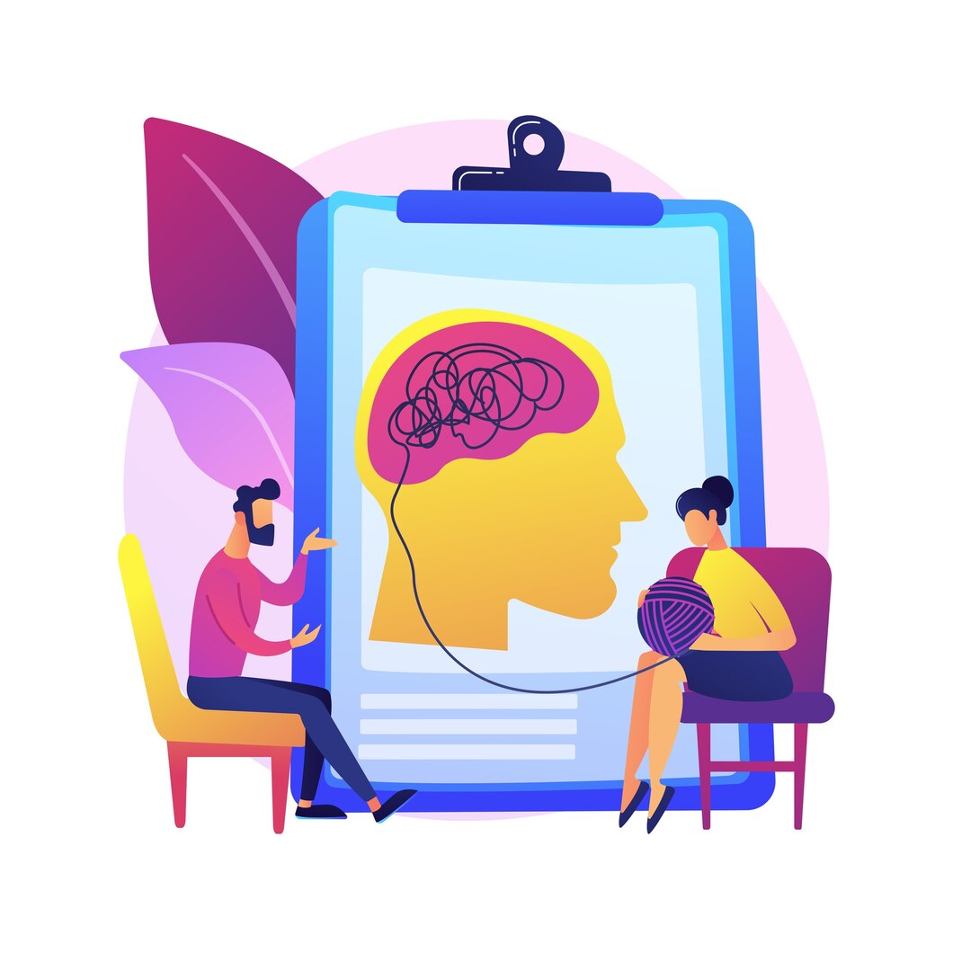 psychotherapy abstract concept illustration non pharmacological intervention verbal counseling psychotherapy service behavioral cognitive therapy private session 335657 554