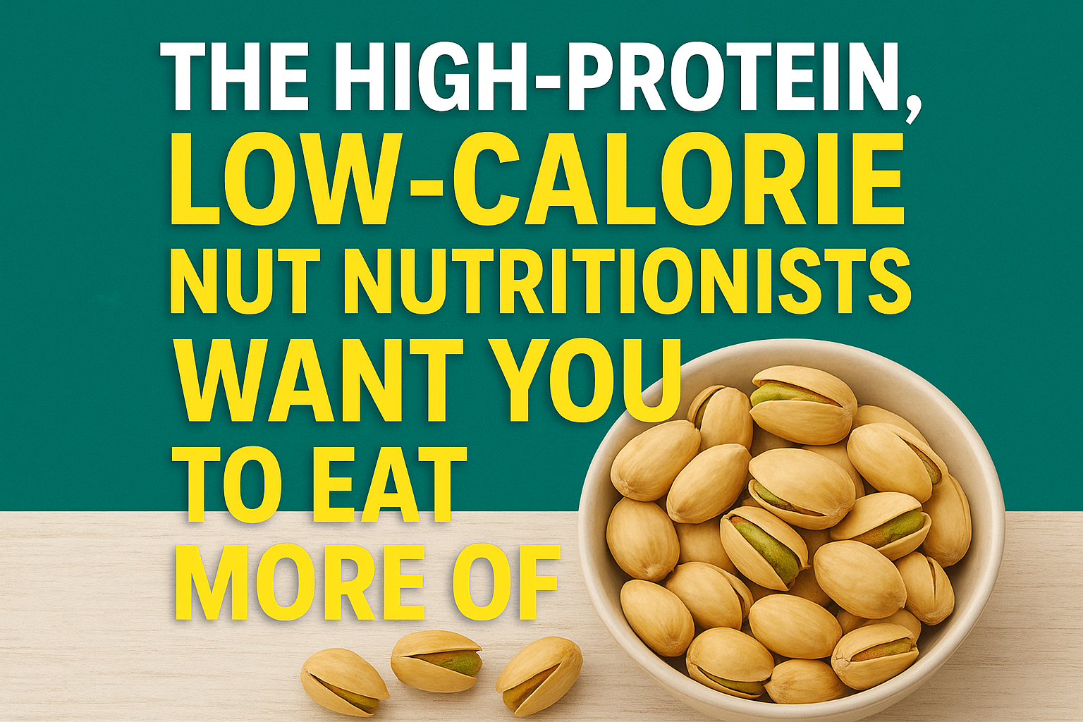 The High-Protein, Low-Calorie Nut Nutritionists Want You To Eat More Of