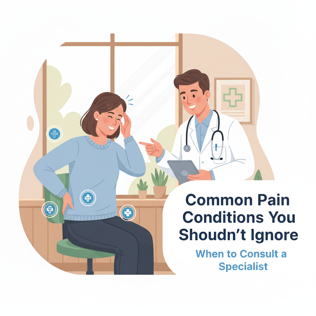 Common Pain Conditions You Shouldn’t Ignore — When to Consult a Specialist