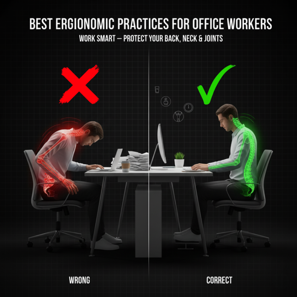 Best Ergonomic Practices for Office Workers