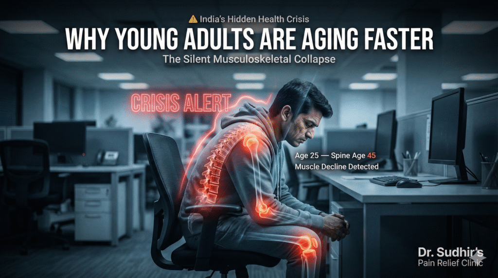 ⚠️ Why India’s Young Adults Are Aging Faster — The Silent Musculoskeletal Crisis
