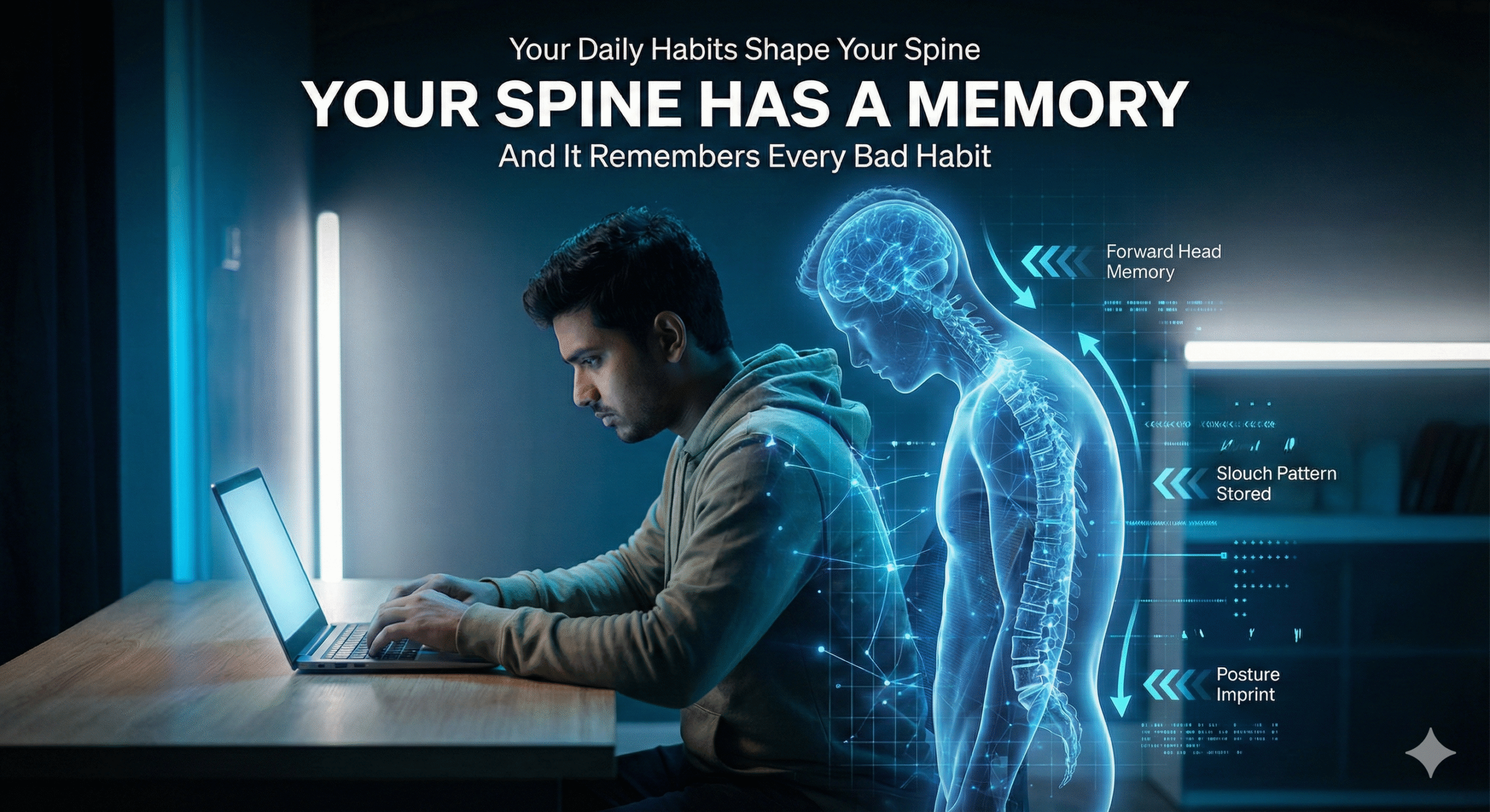 🧠 Your Spine Has a Memory — And It Remembers Every Bad Habit