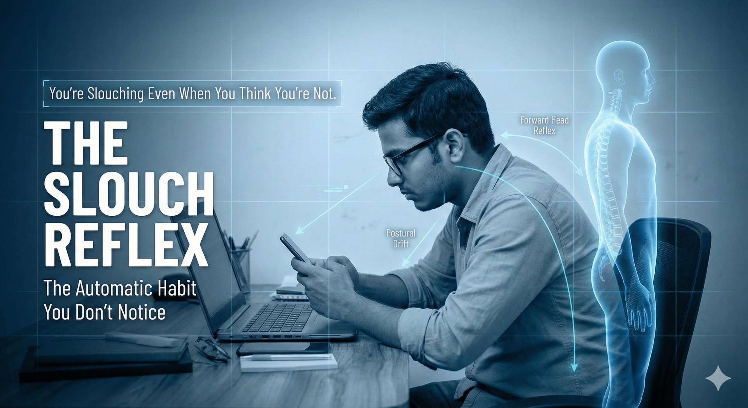 🪑 The Slouch Reflex: The Automatic Habit You Don’t Notice