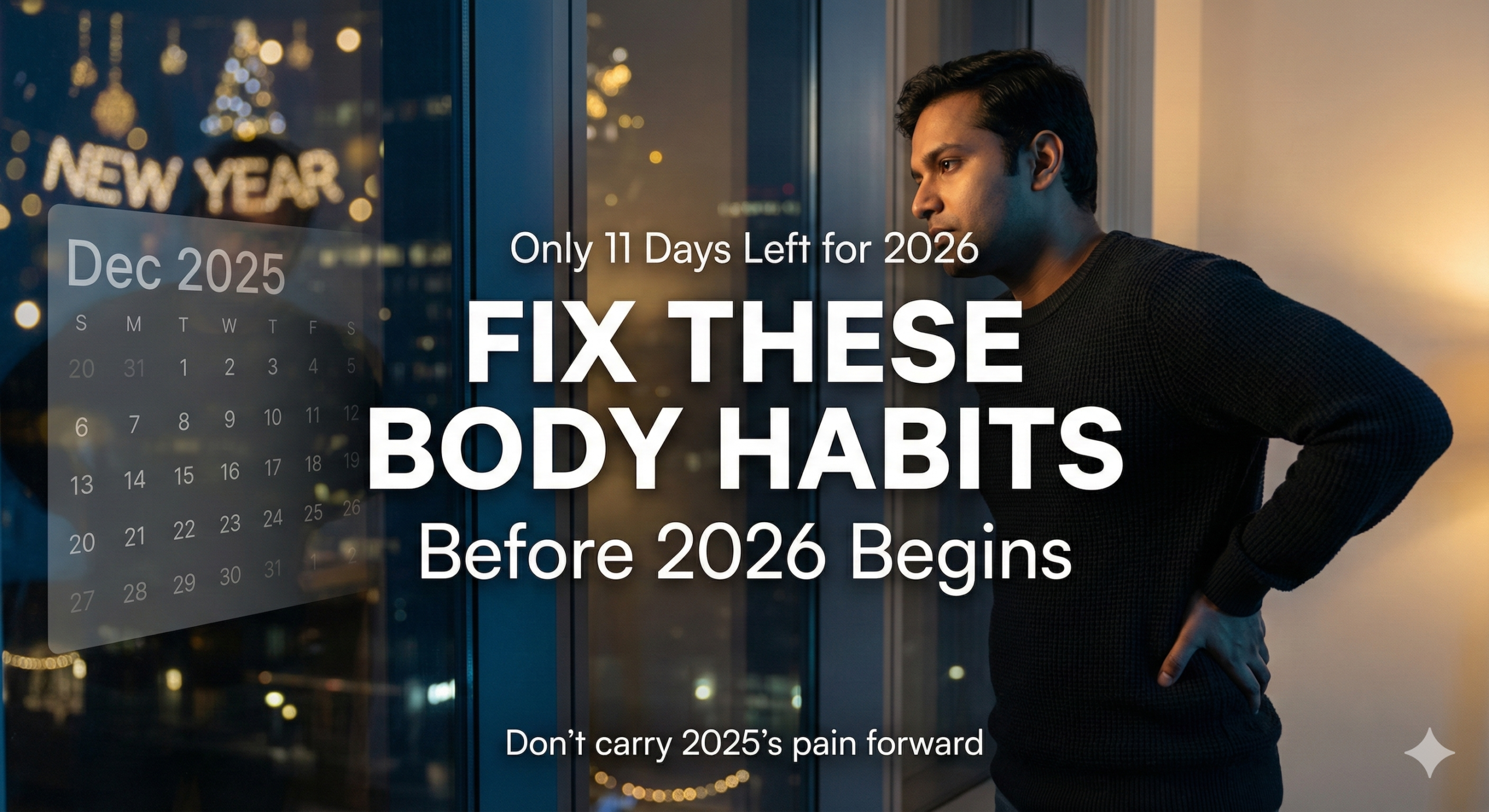 Before 2026 Begins: Fix These Body Habits That Caused Your Pain in 2025