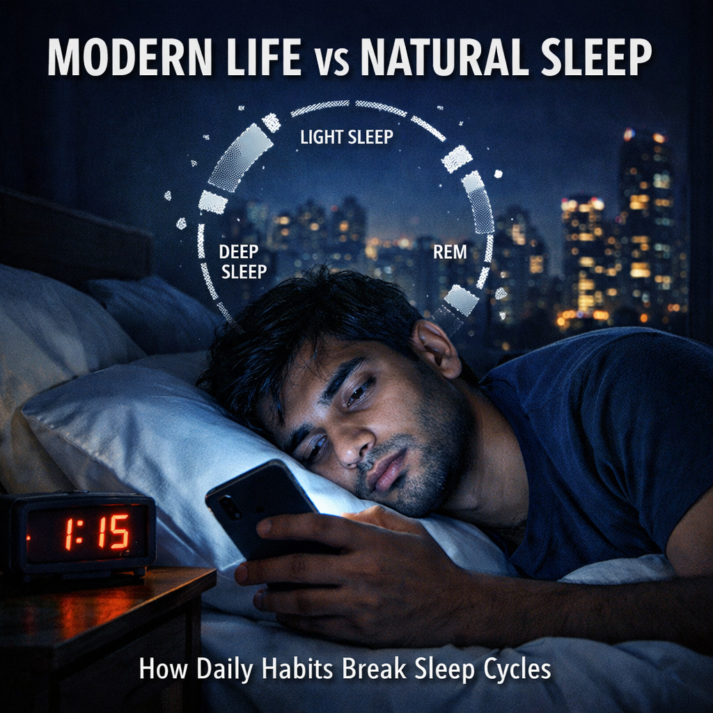 The Impact of Modern Lifestyles on Natural Sleep Cycles