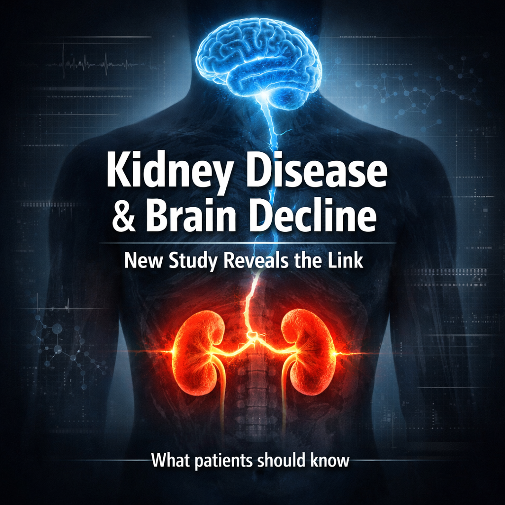Study Links Chronic Kidney Disease With Cognitive Impairment: What Patients Need to Know