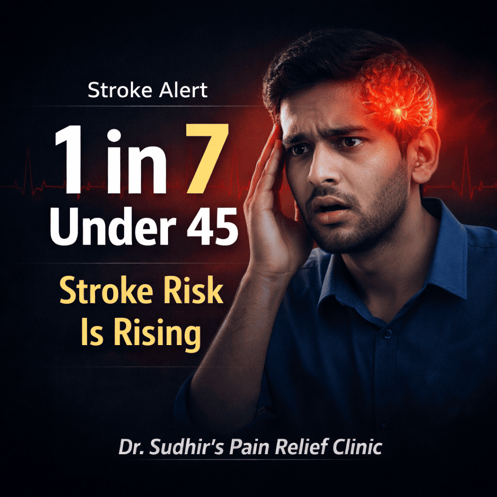 1 in 7 Stroke Patients in India Are Under 45 — A Wake-Up Call for Young Adults