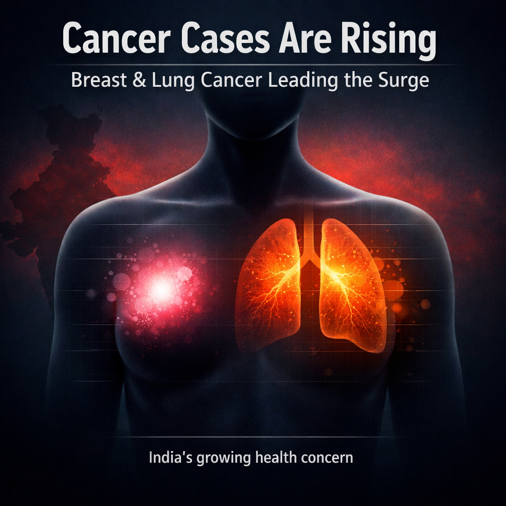 Rising Cancer Burden in India: The Growing Threat of Breast and Lung Cancer