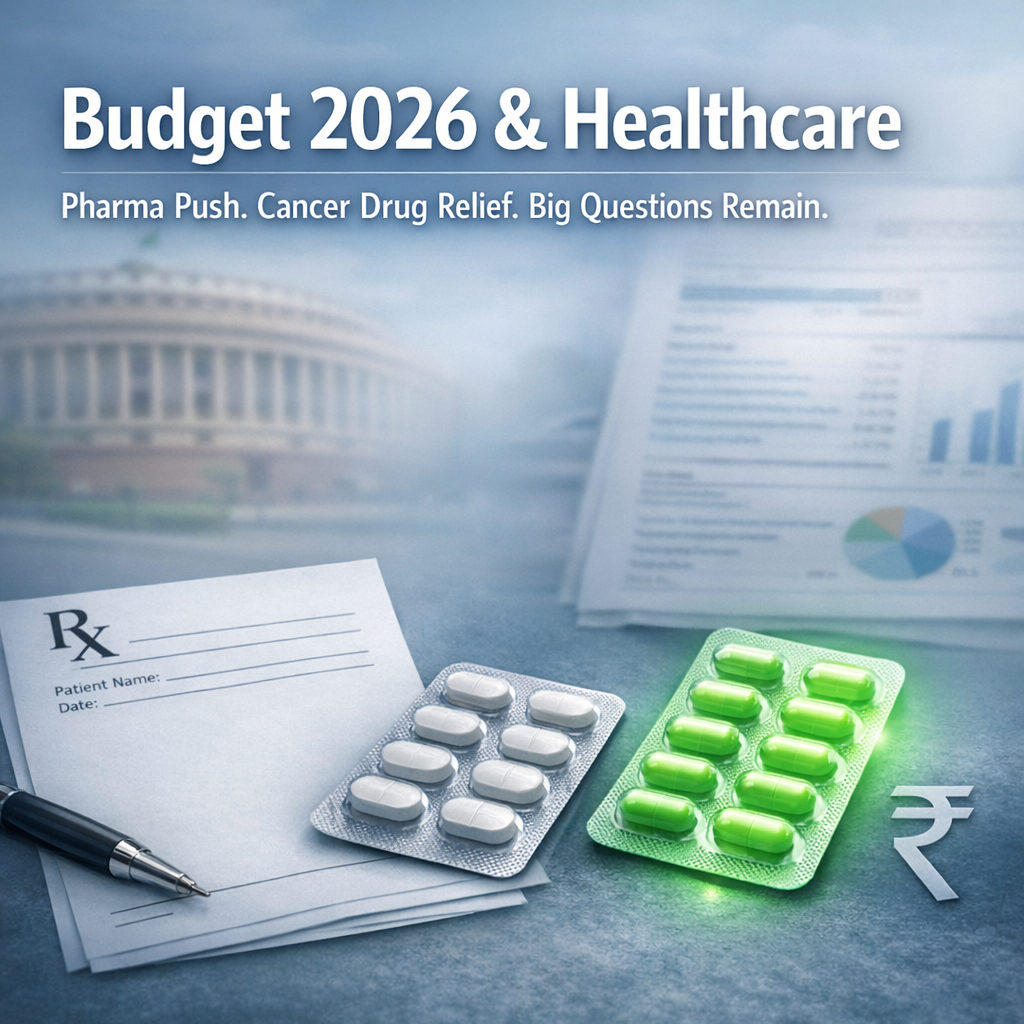 Budget 2026: Pharma Push, Cancer Drug Tax Relief — But Healthcare Still Looks Hazy The Union Budget 2026 has brought a mix of optimism and