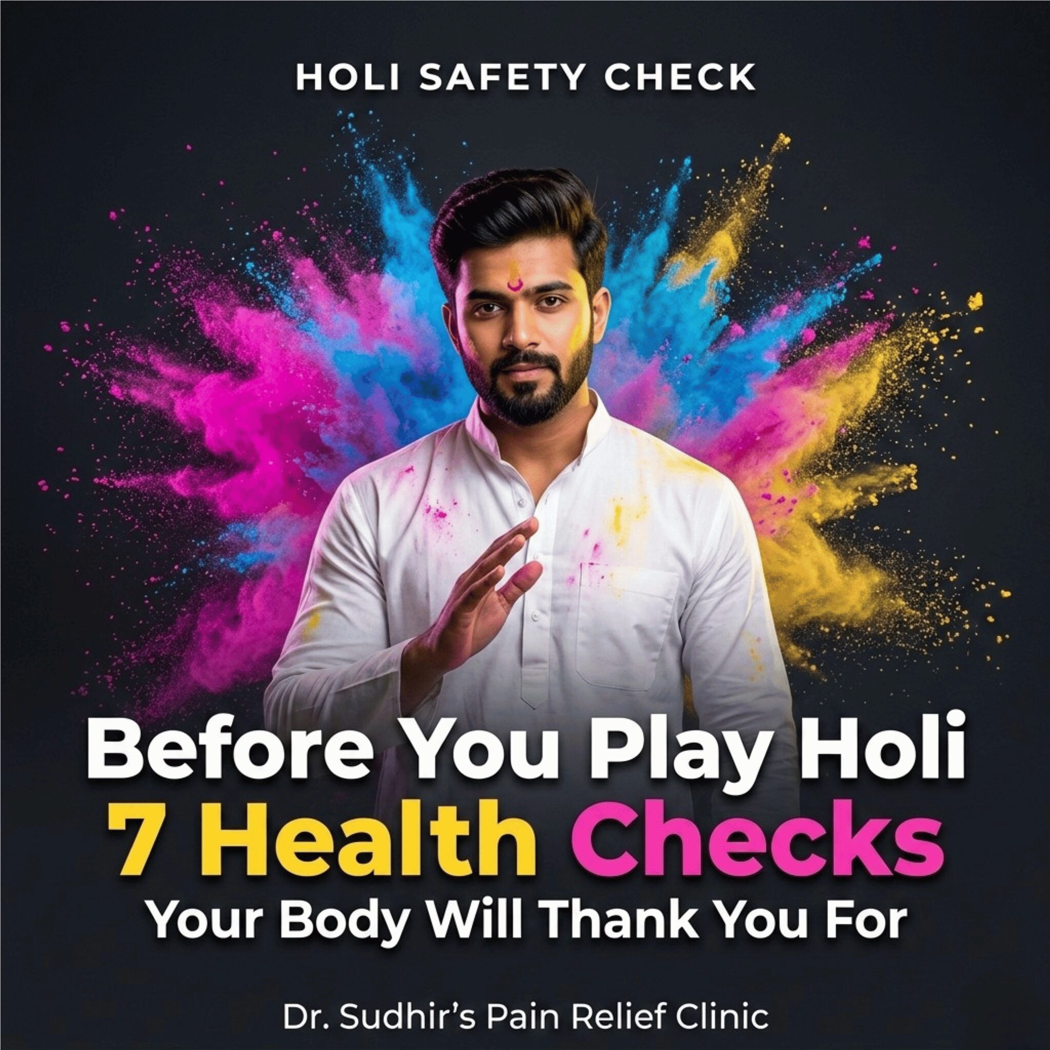 Before You Play Holi: 7 Health Checks Your Body Will Thank You For